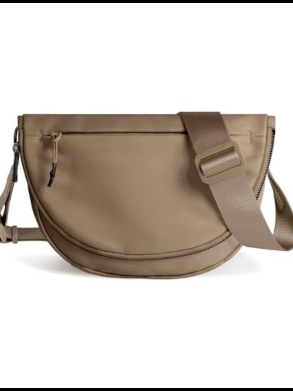 Nylon Crescent Crossbody Bag Lightweight Adjustable Strap Waterproof